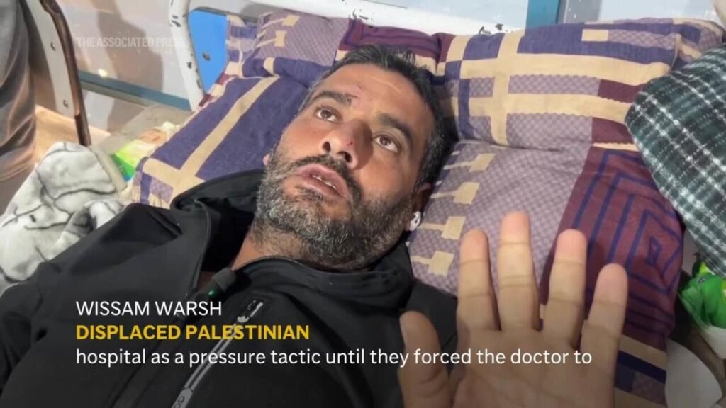 Injured people from Kamal Adwan hospital in Gaza recall events before they evacuated