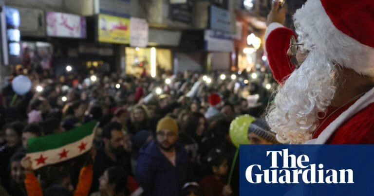 Hundreds protest in Christian areas of Syrian capital after Christmas tree burned | Syria
